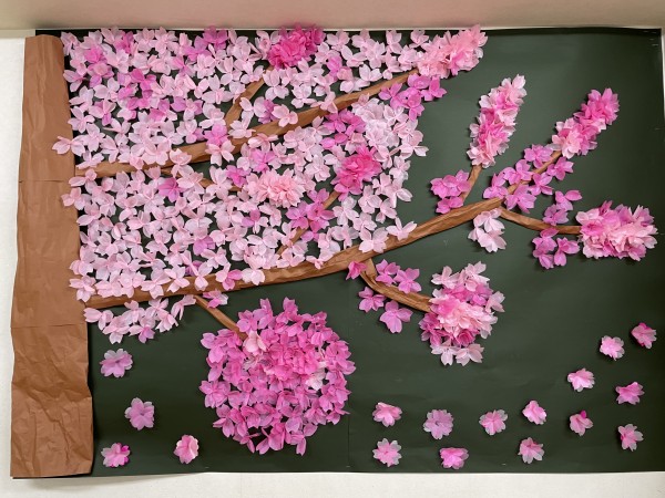 遊 南花畑の玄関内のサクラ の その後 スタッフブログ ａｌｓｏｋ介護株式会社