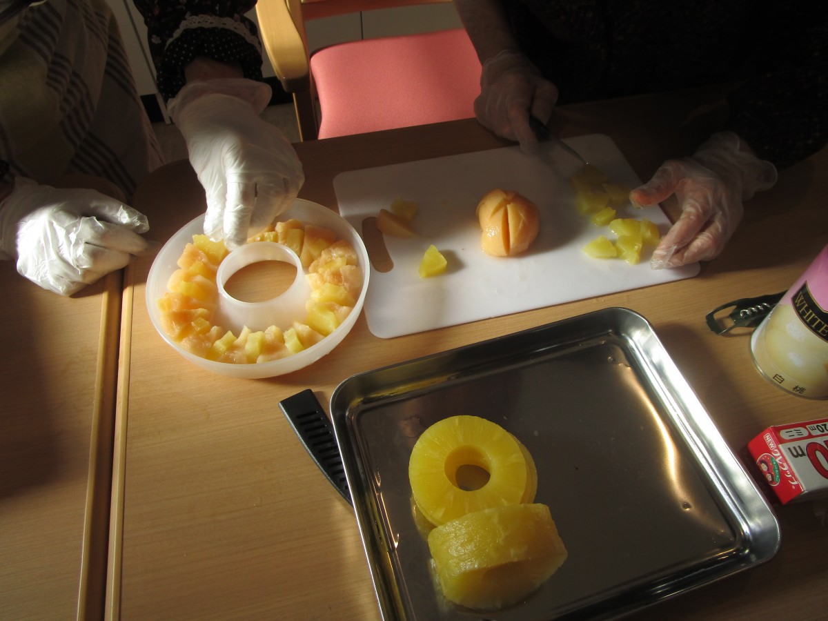 おやつレクゼリー作り スタッフブログ ａｌｓｏｋ介護株式会社