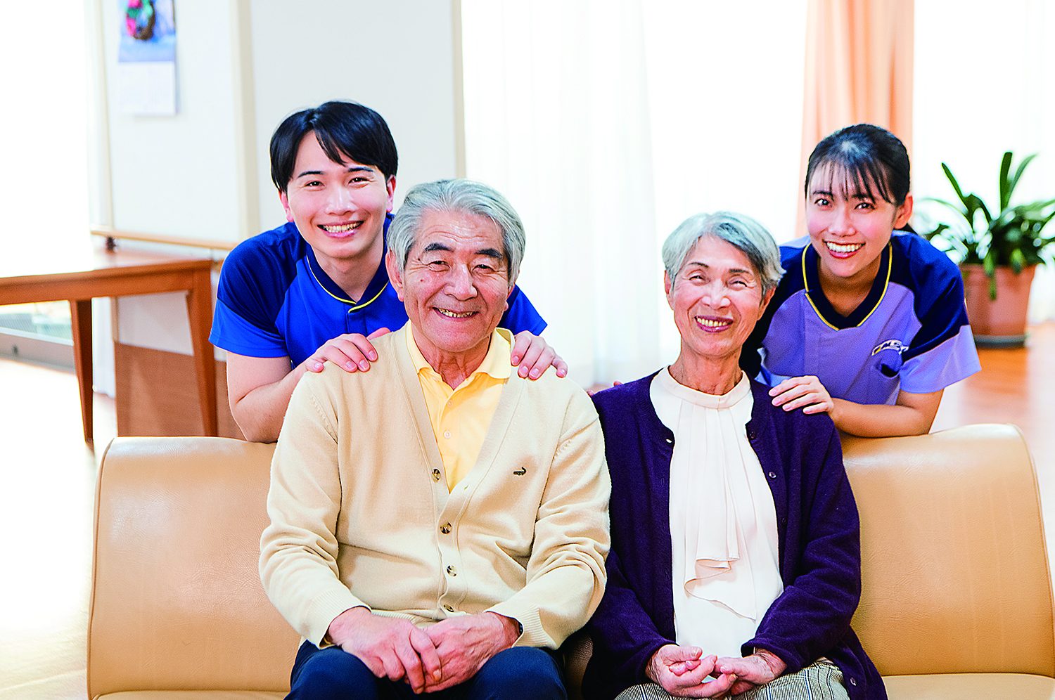 介護・看護・医療・運営スタッフが一丸となって皆さまの生活をサポートします！